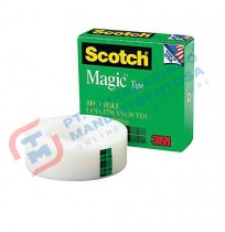Magic Scotch Tape 3M 810 1" x 36Y 
